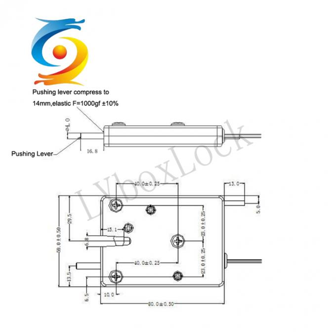 Customized 12v Magnetic Solenoid Lock Anti Rust Intelligent Locker Lock 0