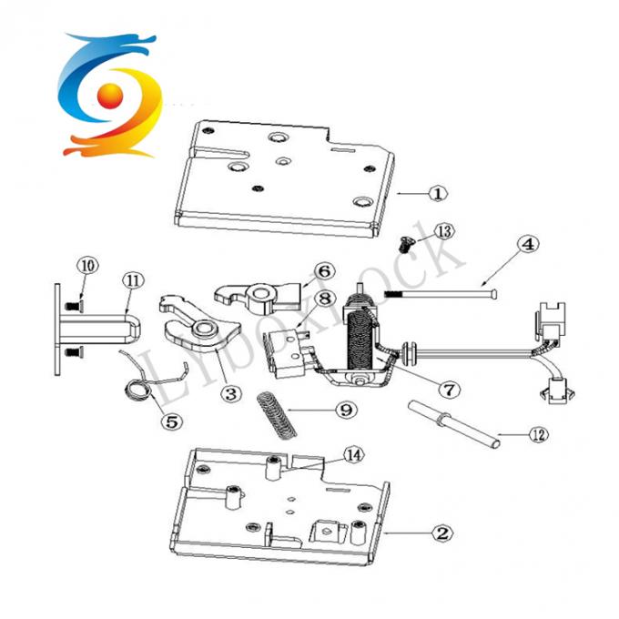 Electric 12 Volt Solenoid Magnetic Lock Stainless Steel High Security 2