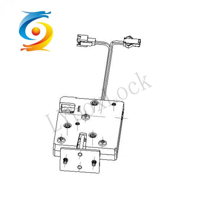 Small 12V Solenoid Cabinet Lock Carbon Steel Material Secure 0