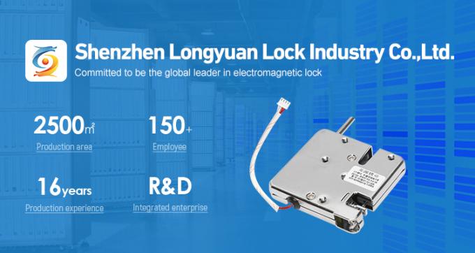 DC 24v 12v Automatic Cabinet Lock Silver Magnetic Electronic Lock 0