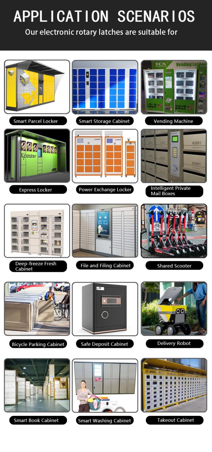 Customizable 3v 5v 24v motor lock magnetic locks For Vending Machine parcel cabinet lock for gym library apartment 6