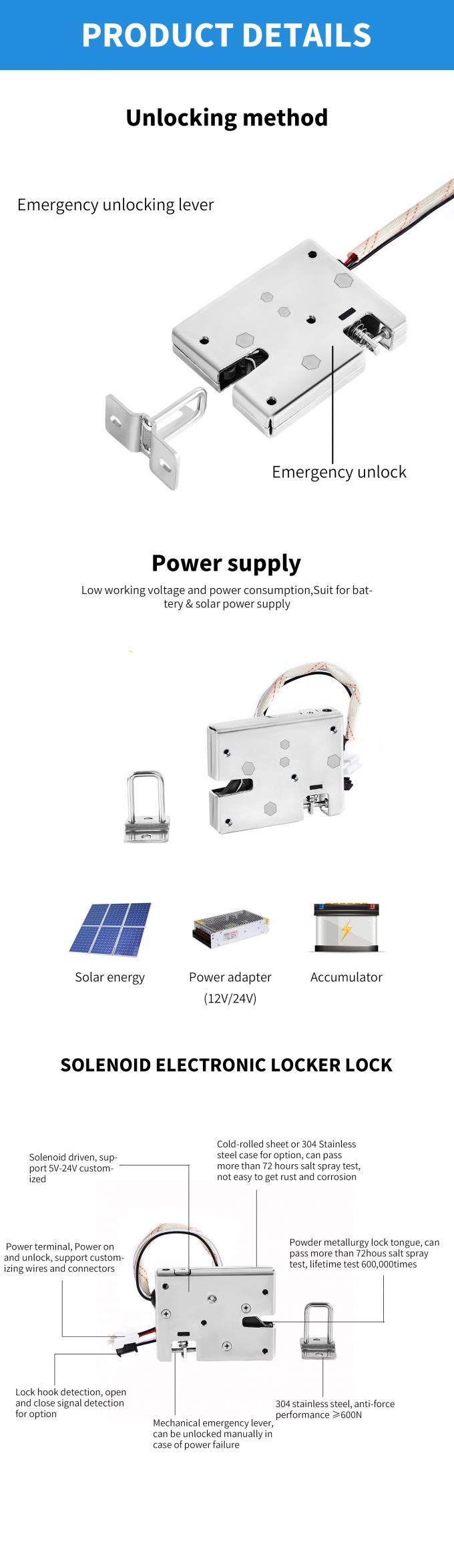 Smart electric locks for Public Drop locker package pick up locker lock for drinks vending machine 0