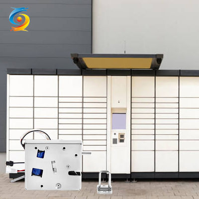 China 12v Cabinet Door Electric Lock Solenoid Express Parcel Lock Copper Core for sale