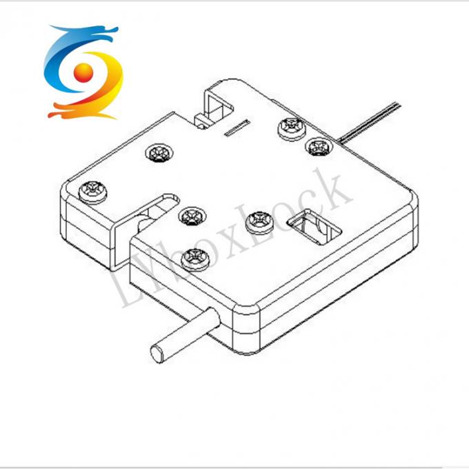 Dc 12volt Electronic Solenoid Lock Current 2.5a High Temperature Performance 1