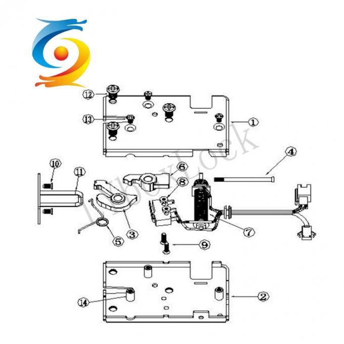 Stable 30W 12 Volt Solenoid Magnetic Lock Electric Control Security 1