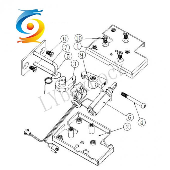 Solenoid Electro Magnetic Locker Lock Automatic 24V For Vending Machine 1