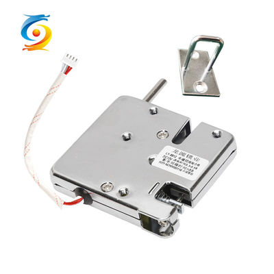 quality DC 24v 12v Automatic Cabinet Lock Silver Magnetic Electronic Lock factory