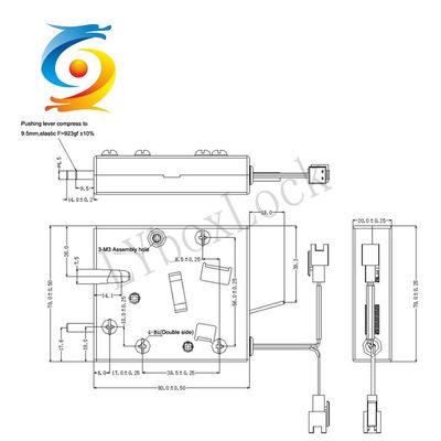 2A Smart Locker Lock Carbon Steel Storage Cabinet Electric Locker Lock